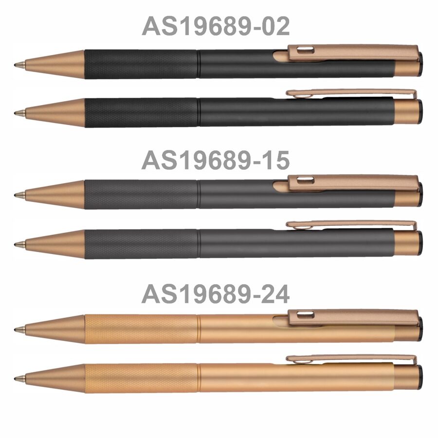 Metāla pildspalvas AS19689 ar gravējumu