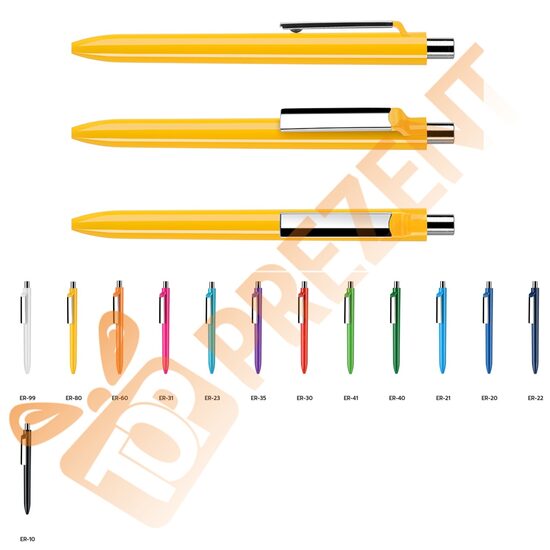 Plastmasas pildspalvas DR Eris Klasiska ar metāla klipsi