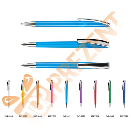 Plastmasas pildspalvas DR Evo Caurspīdīga ar metāla klipsi