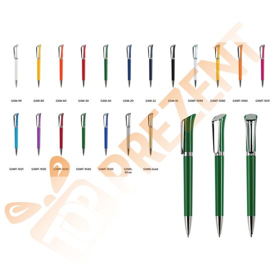 Plastmasas pildspalvas DR Galaxy ar metāla klipsi