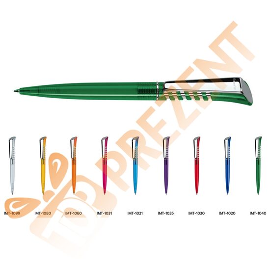 Plastmasas pildspalvas DR Infinity Caurspīdīga ar metāla klipsi