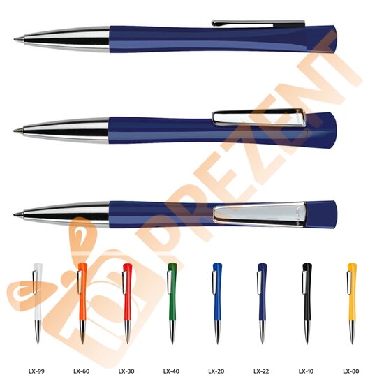 Plastmasas pildspalvas DR Lenox Klasiska ar metāla klipsi