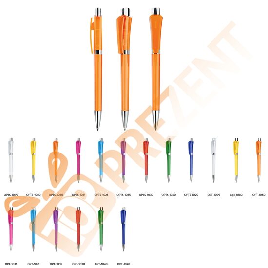 Plastmasas pildspalvas DR Optimus Caurspīdīga