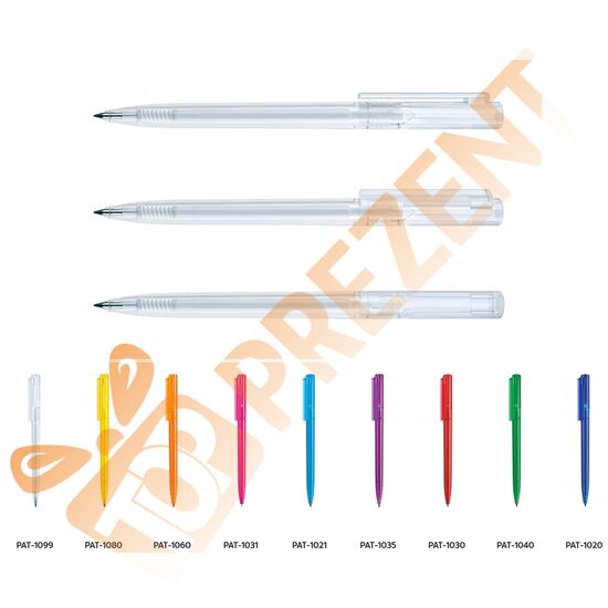 Plastmasas pildspalvas DR Paco Caurspīdīga