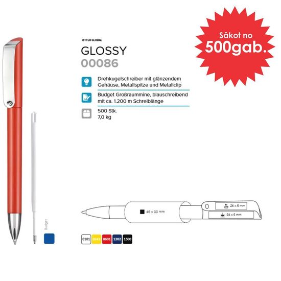 Plastmasas pildspalvas RP-00086 Glossy
