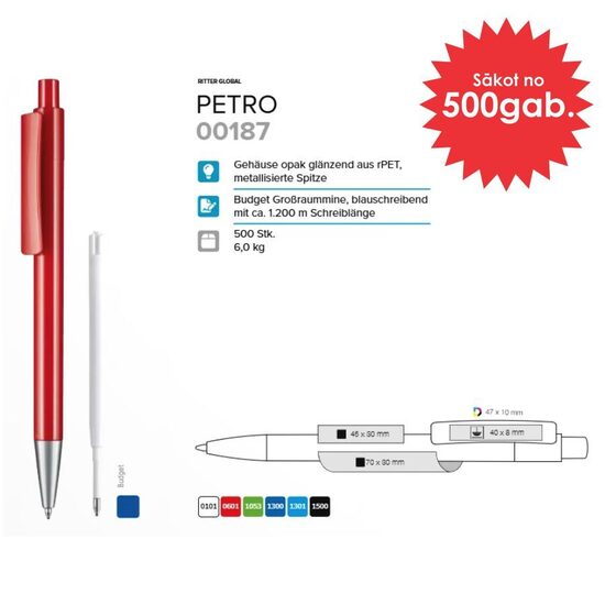 Plastmasas pildspalvas RP-00187 Petro