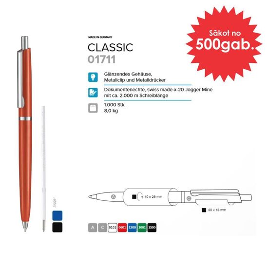 Plastmasas pildspalvas RP-01711 Classic