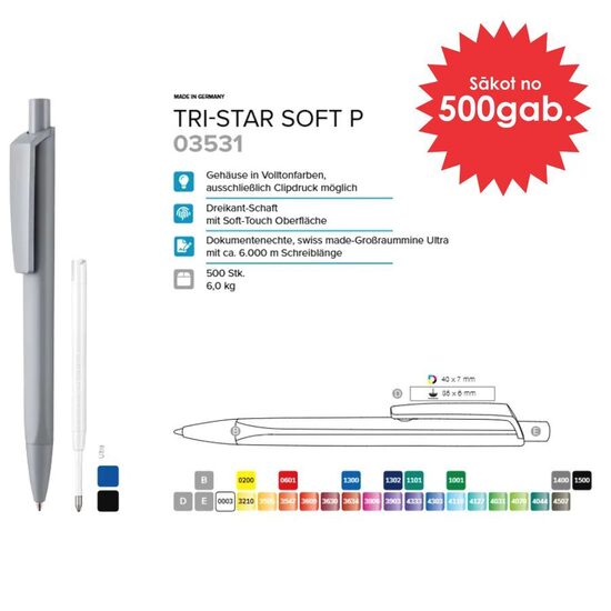 Plastmasas pildspalvas RP-03531 Tri-Star Soft P