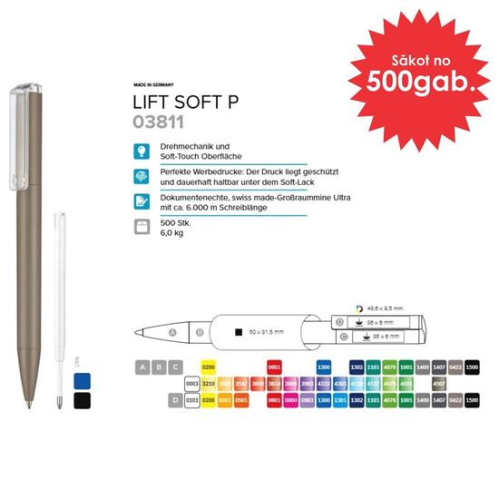 Plastmasas pildspalvas RP-03811 Lift Soft P