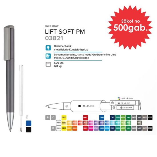 Plastmasas pildspalvas RP-03821 Lift Soft PM