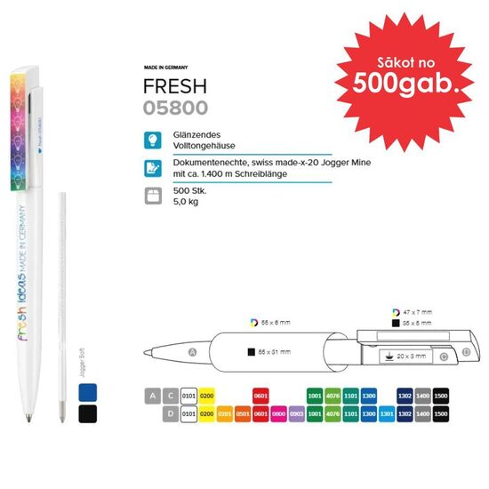 Plastmasas pildspalvas RP-05800 Fresh