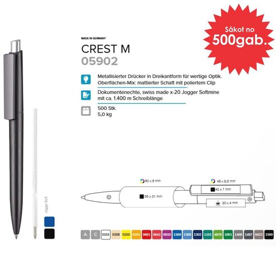 Plastmasas pildspalvas RP-05902 Crest M