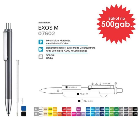 Plastmasas pildspalvas RP-07602 Exos M