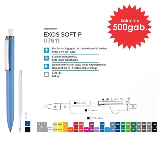 Plastmasas pildspalvas RP-07611 Exos Soft P