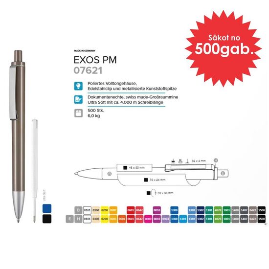 Plastmasas pildspalvas RP-07621 Exos PM