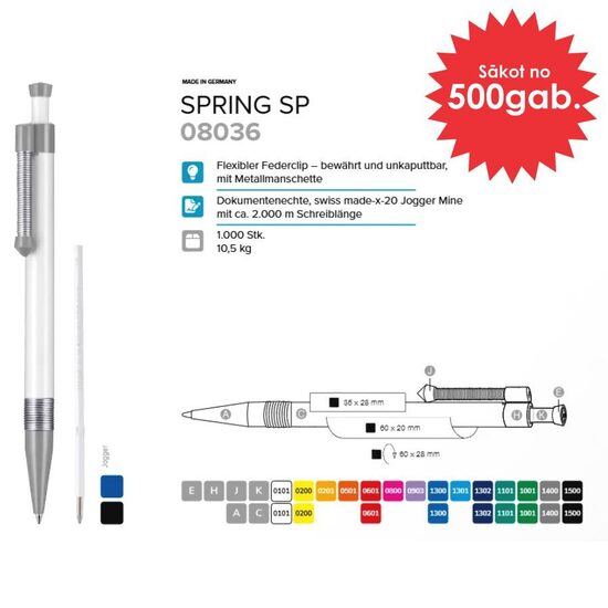 Plastmasas pildspalvas RP-08036 Spring SP