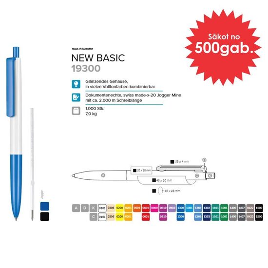 Plastmasas pildspalvas RP-19300 New Basic