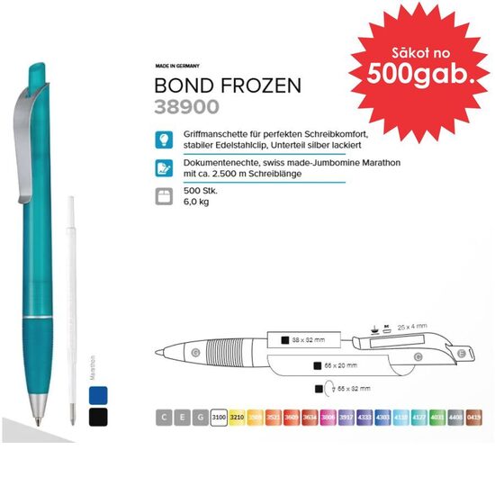 Plastmasas pildspalvas RP-38900 Bond Frozen
