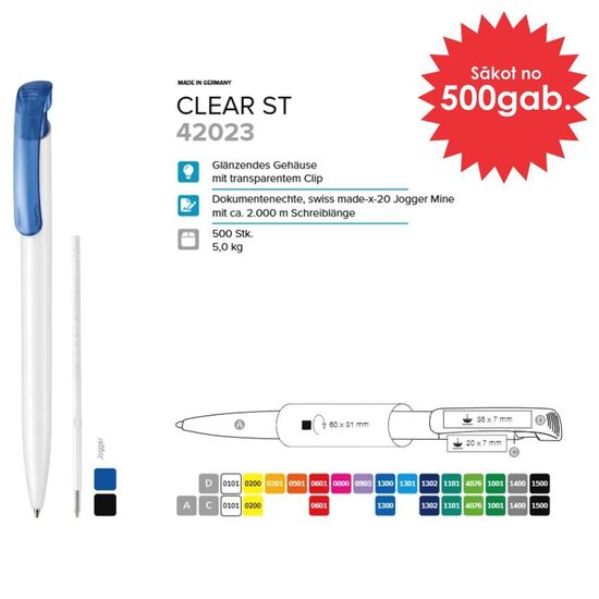 Plastmasas pildspalvas RP-42023 Clear ST