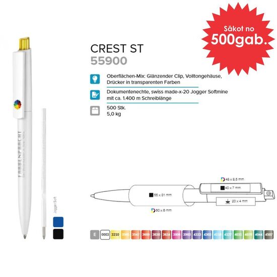 Plastmasas pildspalvas RP-55900 Crest ST