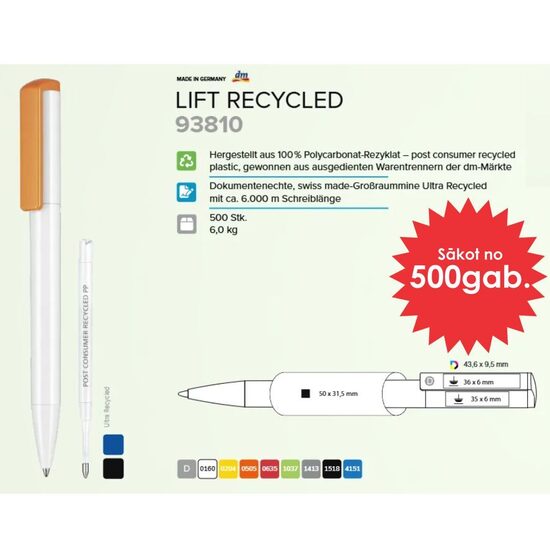 Plastmasas pildspalvas RP-93810 Lift