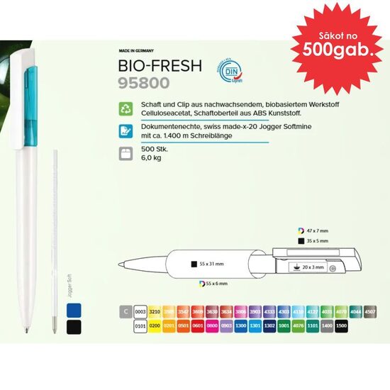 Plastmasas pildspalvas RP-95800 Bio Fresh