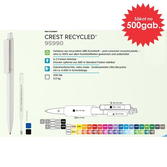 Plastmasas pildspalvas RP-95990 Crest Plus