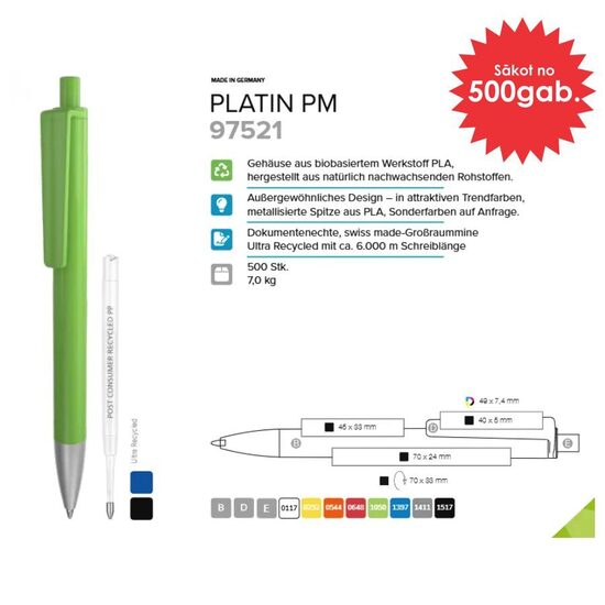 Plastmasas pildspalvas RP-97521 Platin PM