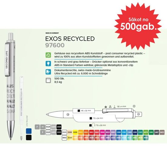 Plastmasas pildspalvas RP-97600 Exos