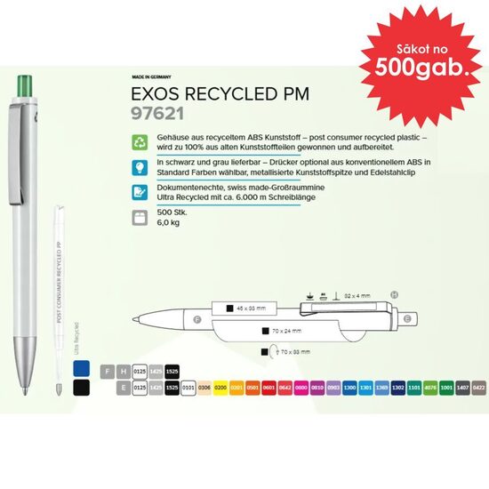 Plastmasas pildspalvas RP-97621 Exos PM