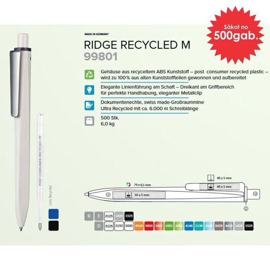 Plastmasas pildspalvas RP-99801 Ridge M