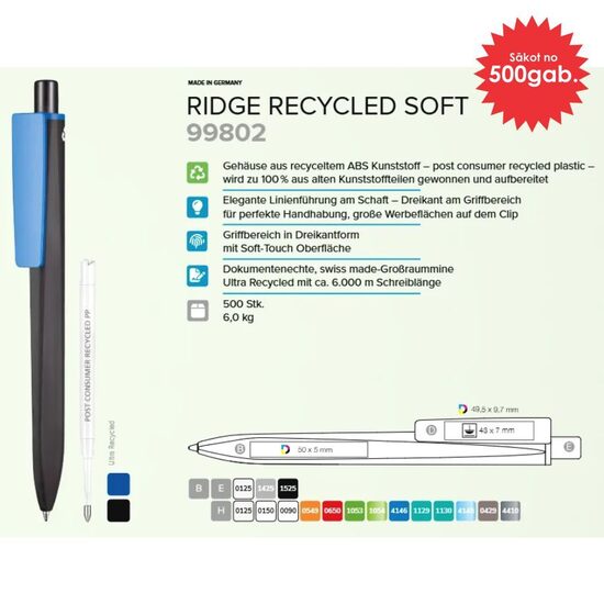 Plastmasas pildspalvas RP-99802 Ridge Soft