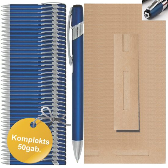 Komplekts 50gab. - pildspalvas Genius-Z-GR ar maciņiem (ar gravējumu)