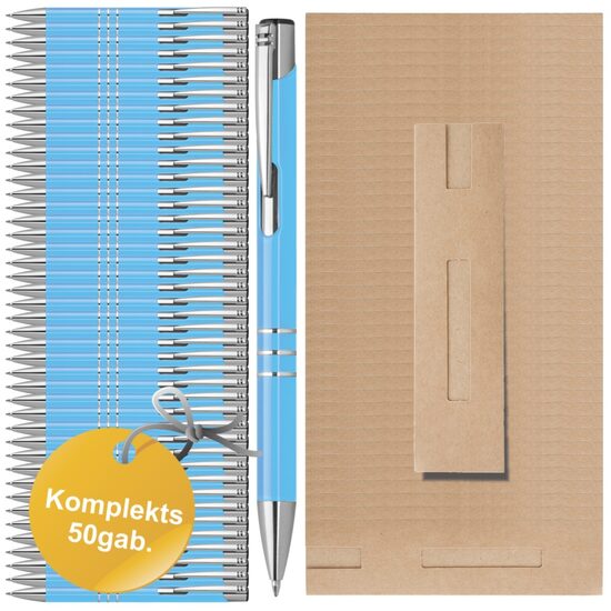 Komplekts 50gab. - pildspalvas GZ-GR ar maciņiem (ar gravējumu)