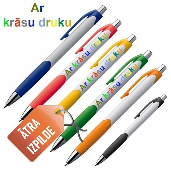 Plastmasas pildspalvas EG7899-KR-AI ar krāsu druku