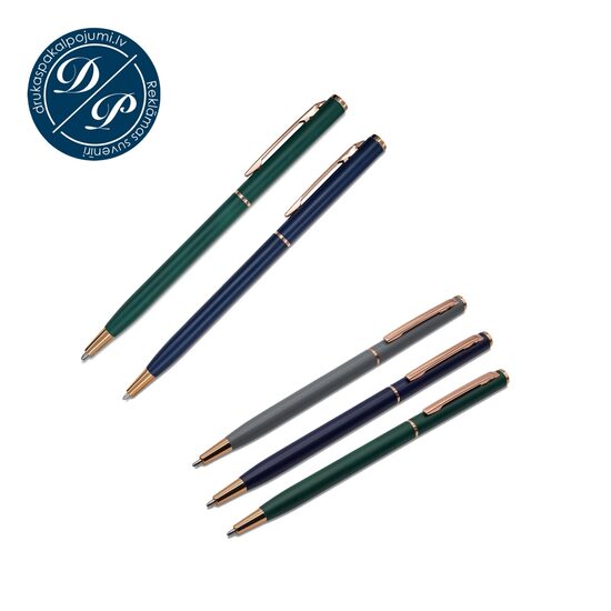 Metāla pildspalvas PB-R73454-GR ar gravējumu