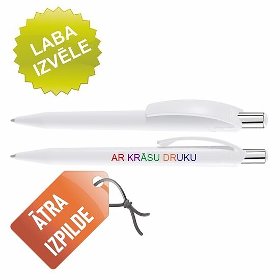 Plastmasas pildspalvas UP0077-KR-AI ar krāsu druku