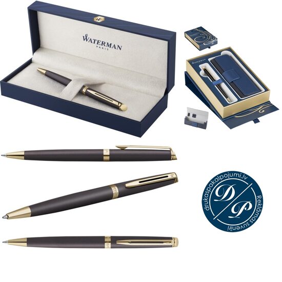 WATERMAN HEMISPHERE M-MAT PF10636790-GR ar gravējumu