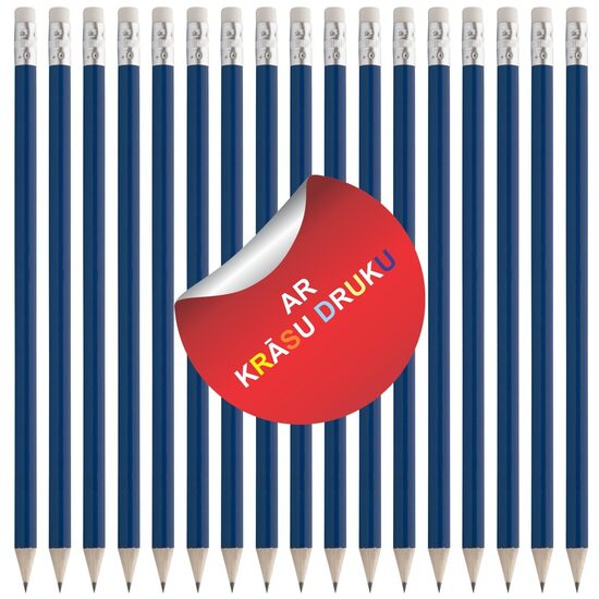 Zīmuļi ar pilnkrāsu druku AP761194-06A (tumši zils)