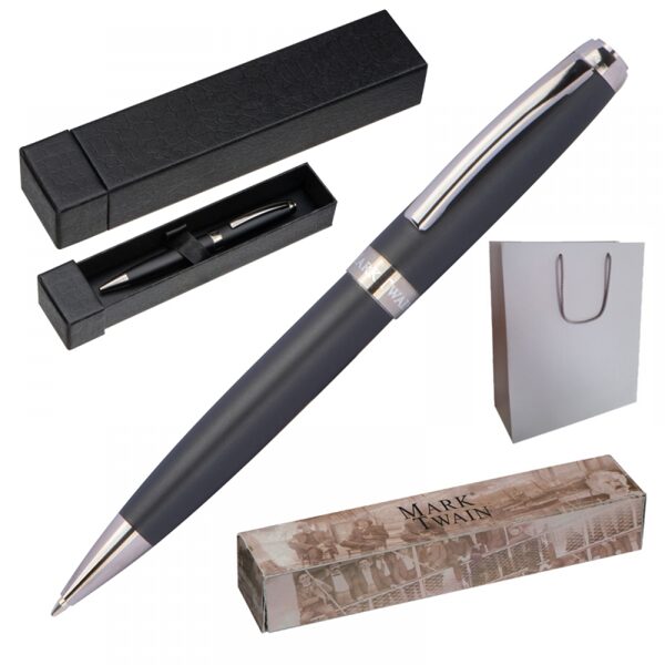 Metāla pildspalva Mark Twain MC1385503-GR ar gravējumu